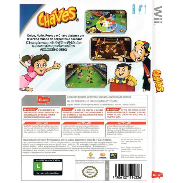 Chaves Nintendo Wii