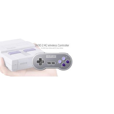 Controle Sem Fio Para Snes Classic Edition - Wireless 8Bitdo Sn30