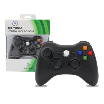 Controle Sem Fio Xbox 360 - Kapbom Kap-360W