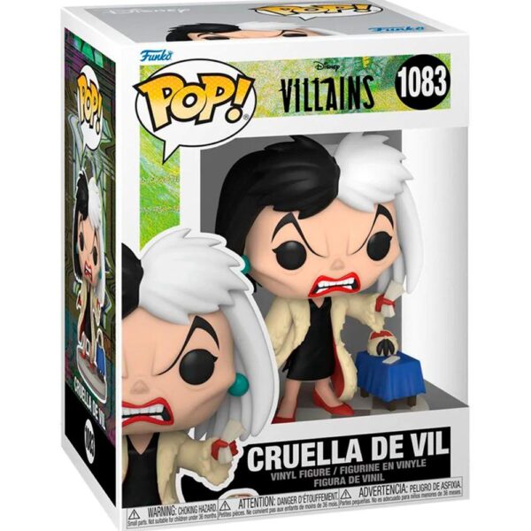 Funko Pop Cruella De Vil 1083 (Disney Villains) (101 Dalmatas)
