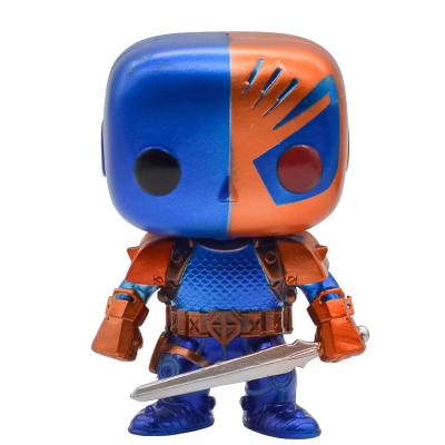 Funko Pop Deathstroke 49 (Exterminador) (Heroes Dc Comics) (Metallic) (Loose Sem Caixa) (Vaulted)