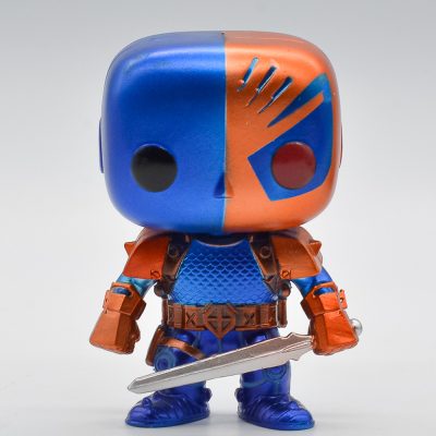 Funko Pop Deathstroke 49 (Exterminador) (Heroes Dc Comics) (Metallic) (Loose Sem Caixa) (Vaulted)