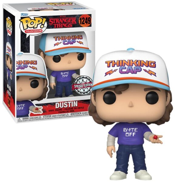 Funko Pop Dustin 1249 (Stranger Things) (Television) (Special Edition)
