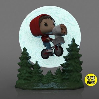 Funko Pop Elliott & E.T. Flying Over Moon 1259 (Glows) (Movie Moments) (Et O Extraterrestre) (40Th Anniversary)