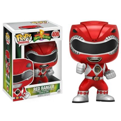 Funko Pop Red Ranger 406 (Power Rangers) (Television) (Ranger Vermelho) (Vaulted)