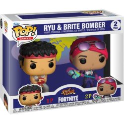 Funko Pop Ryu And Brite Bomber (2 Pack) (Fortnite) (Street Fighter) (Games)