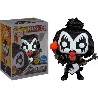 Funko Pop The Demon 121 (Kiss) (Glows) (Rocks) (Special Edition)