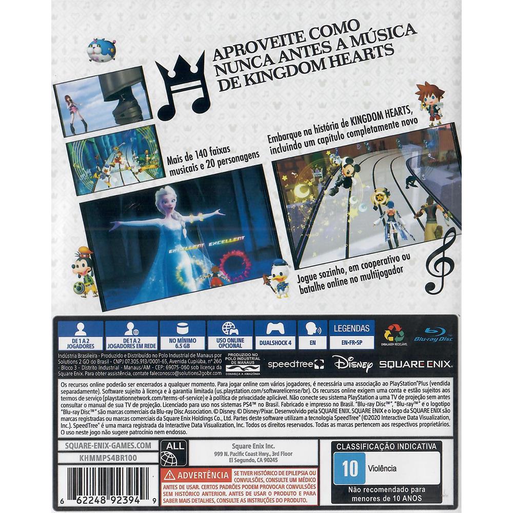 Kingdom Hearts Melody Memory Ps4 (Novo) (Jogo Mídia Física) - Arena Games -  Loja Geek