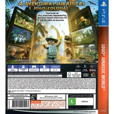 Lego Jurassic World Playstation Hits Ps4