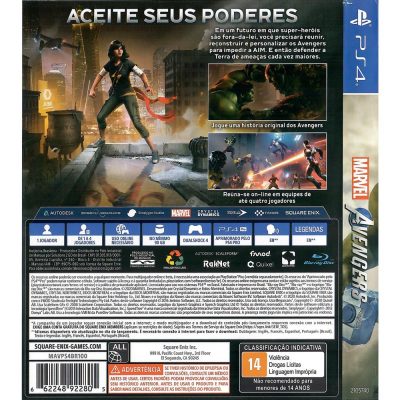 Marvel Avengers Ps4