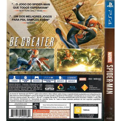Marvel Spider-Man Edição Jogo Do Ano Ps4 #6
