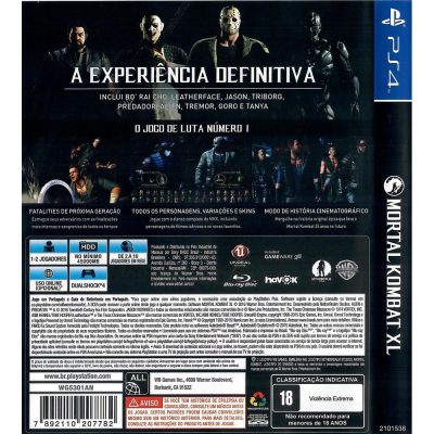 Mortal Kombat Xl Ps4