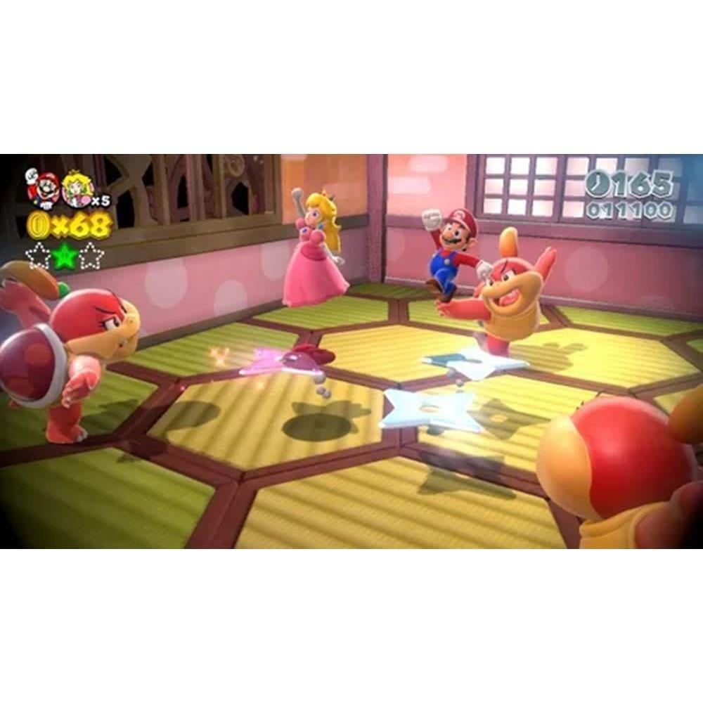 Jogo Super Mario 3d World Mídia Física SemiNovo Nintendo Wii U