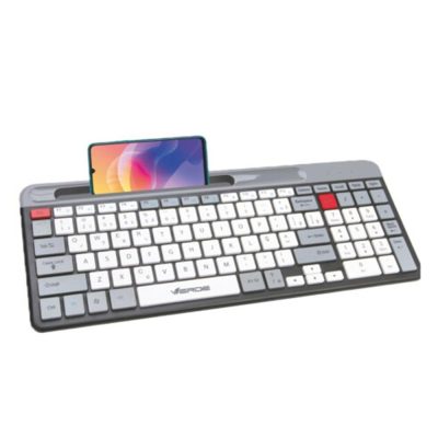 Teclado Usb Com Fio E Apoio Para Celular - Jp-09 - Verde
