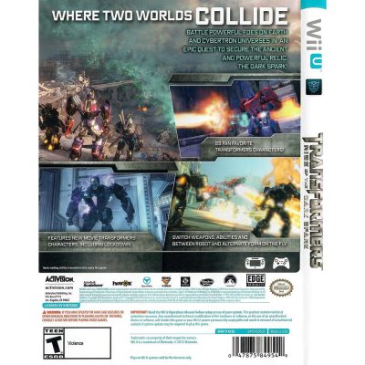 Transformers Rise Of The Dark Spark Nintendo Wii U