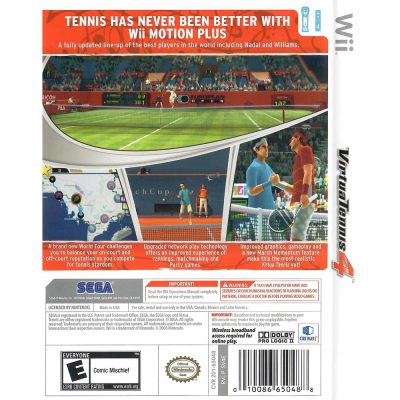 Virtua Tennis 4 Nintendo Wii
