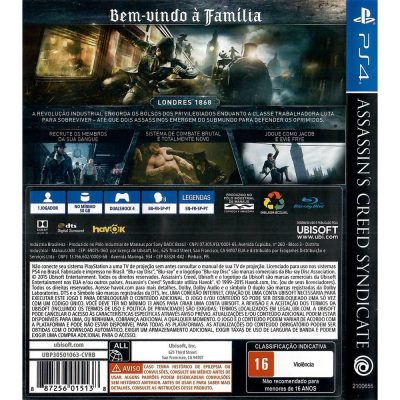 Assassins Creed Syndicate Ps4