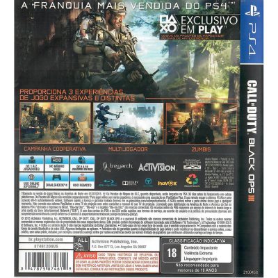 Call Of Duty Black Ops Iii Ps4