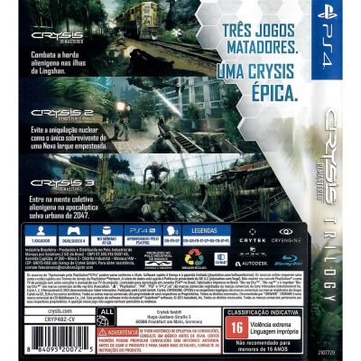 Crysis Remastered Trilogy Ps4