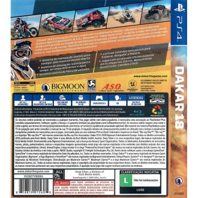 Dakar 18 Ps4