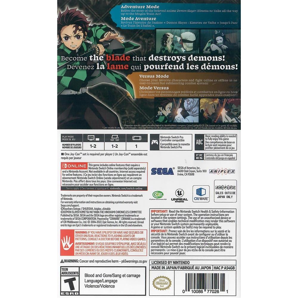 Demon Slayer ‑Kimetsu no Yaiba‑ The Hinokami Chronicles Online Manual