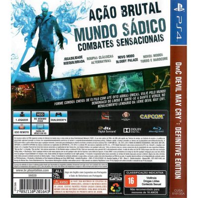 Dmc Devil May Cry Definitive Edition Ps4