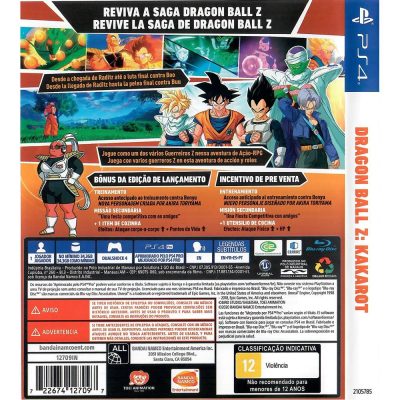 Dragon Ball Z Kakarot Ps4