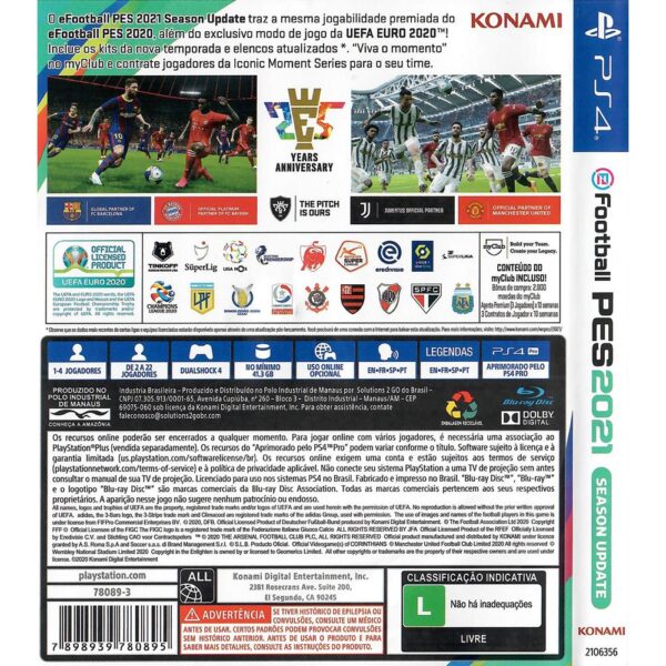 Efootball Pes 2021 Ps4