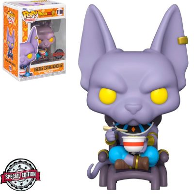 Funko Pop Beerus (Eating Noodles) 1110 (Dragon Ball Super) (Animation) (Special Edition)