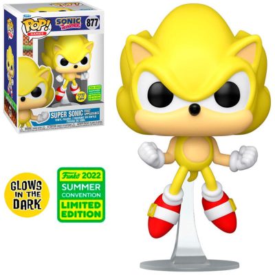 Funko Pop Super Sonic First Appearance 877 (Glows) (Games) (Summer Convention 2022)