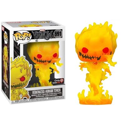 Funko Pop Venomized Human Torch 691 (Only Gamestop) (Marvel)