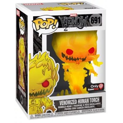 Funko Pop Venomized Human Torch 691 (Only Gamestop) (Marvel)