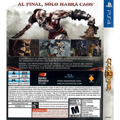 God Of War Iii Remasterizado Ps4