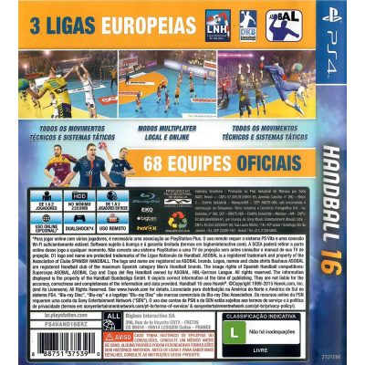 Handball 16 Ps4