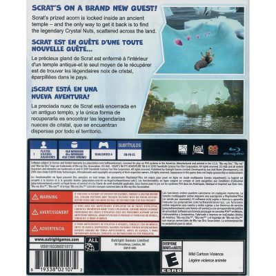 Ice Age Scrats Nutty Adventure Ps4