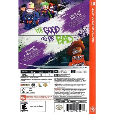Lego Dc Super Villains Nintendo Switch