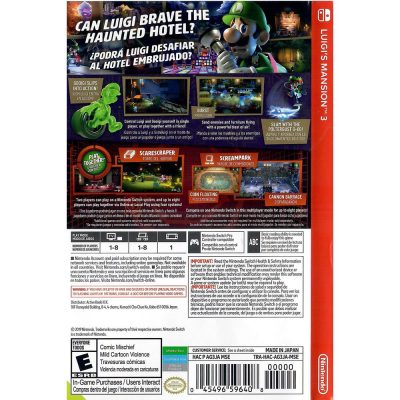 Luigis Mansion 3 Nintendo Switch