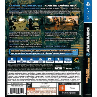 Payday 2 Crimewave Edition Ps4 #1