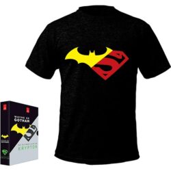 Box Livros Wayne De Gotham + Os Últimos Dias De Krypton + Camiseta