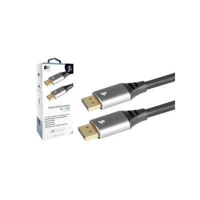 Cabo Displayport 8K - Com Trava - 1.8 Metros