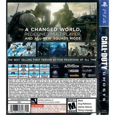 Call Of Duty Ghosts Ps4 #1