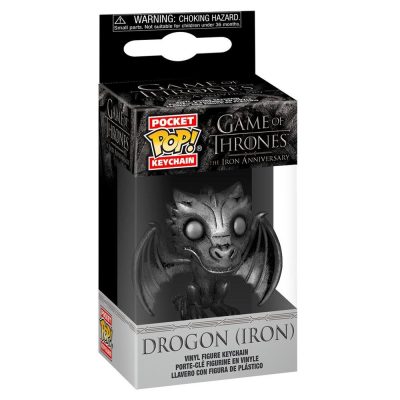 Chaveiro Funko Drogon (Iron) - Pocket Pop Keychain Game Of Thrones