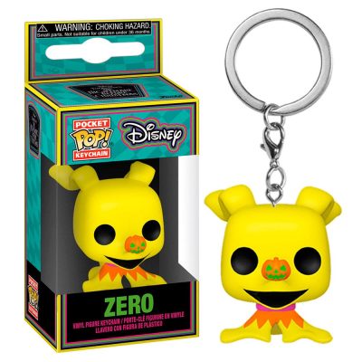 Chaveiro Funko Zero (Blacklight) (Pocket Pop Keychain Disney The Nightmare Before Christmas)
