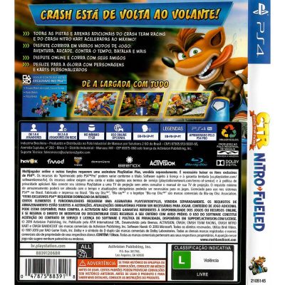 Crash Team Racing Nitro Fueled Ps4