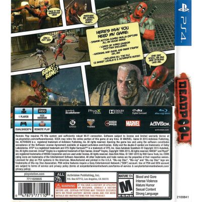 Deadpool Ps4