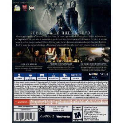 Dishonored 2 Ps4