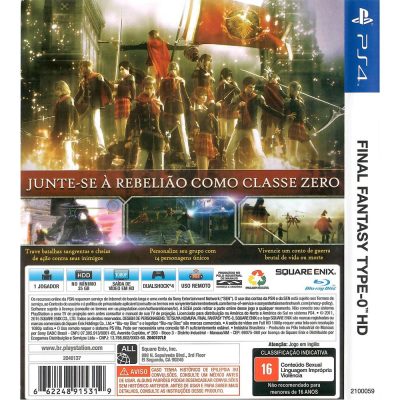 Final Fantasy Type-0 Hd Ps4 #1