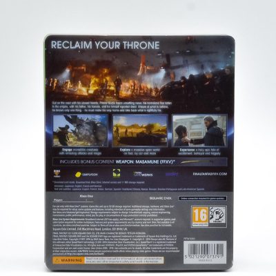 Final Fantasy Xv Xbox One #1 (Jogo Mídia Física) (Steelbook)