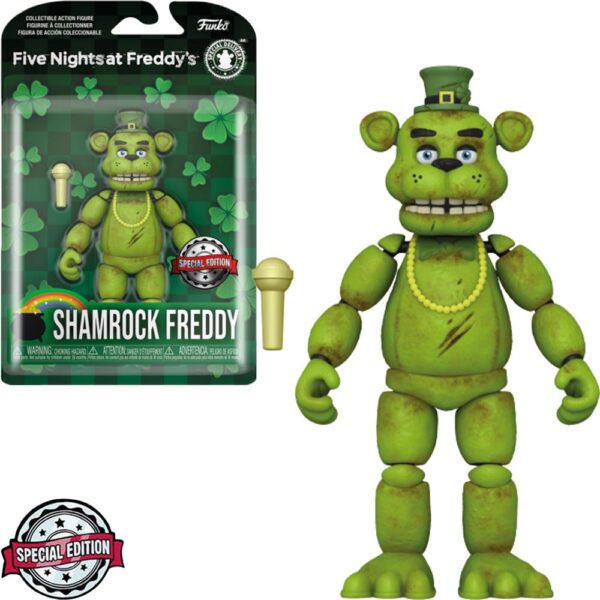 Funko Action Figure Shamrock Freddy (Fnaf) (Five Nights At Freddy's) (Special Edition)