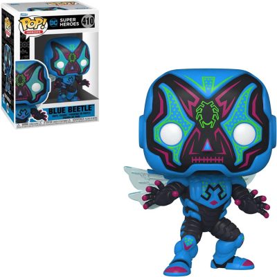 Funko Pop Blue Beetle 410 (Dia De Los Dc) (Dc Super Heroes) (Besouro Azul)